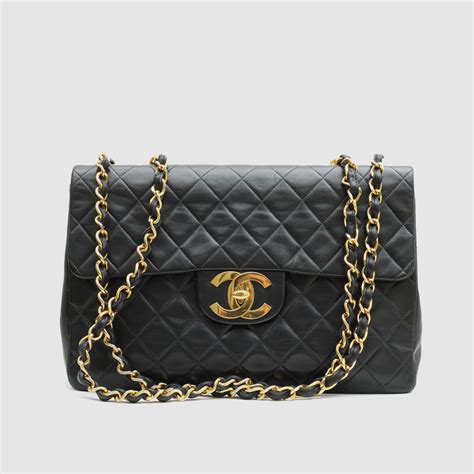 large classic chanel handbag|Chanel classic bag price.